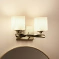 thumbnail image 4 of 55001CPZ Kichler Lighting Marette - 2 Light Soft Bath Vanity Approved for Damp Locations - with Soft Contemporary inspirations - 7.75 inches tall by, 4 of 10