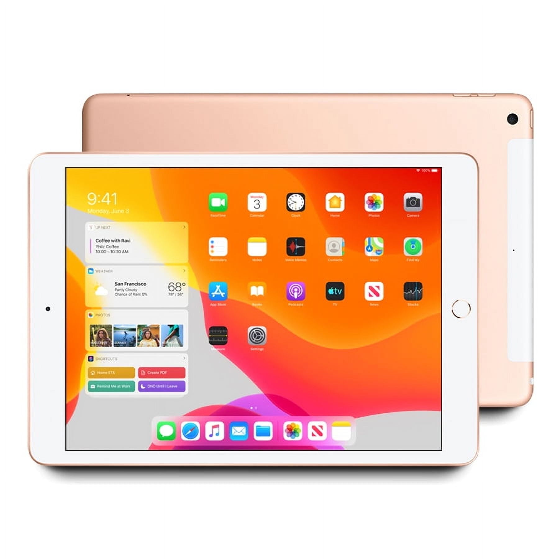 Apple iPad 10.2" 7th Gen A2200 32GB Gold Wi-Fi + Cellular Tablet