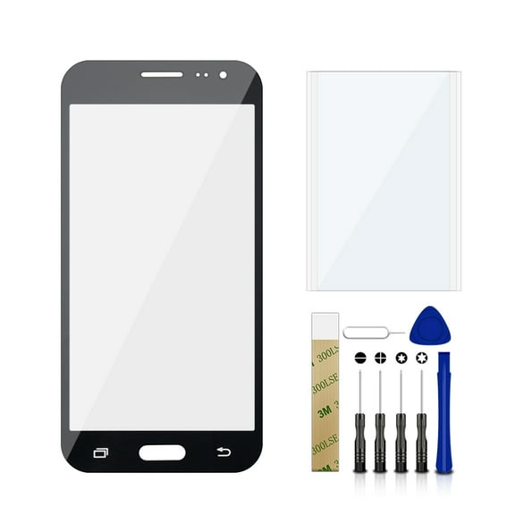 For Spark Samsung Galaxy J2 SM-J200Y Replacement Front Outer Glass Lens Screen Tool Black