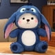 thumbnail image 3 of Oso bonito de 26cm/40cm que se convierte en juguetes de peluche de Disney Stitch, muñecos de animales de dibujos animados suaves y encantadores para regalo de cumpleaños y Navidad, 3 of 5