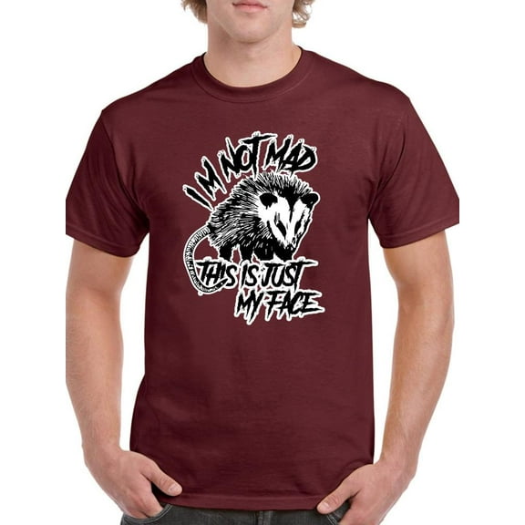 Not Mad, This Is My Face T-Shirt Men -Smartprints Designs, Male 3X-Large