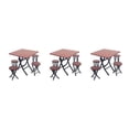 thumbnail image 1 of relayinert Portable Miniature Room Furniture Kit with Foldable Plastic Table Chair Set Type1 3Set, 1 of 6