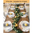 thumbnail image 4 of 15 Inch Round Placemats Set of 4, Fall Pumpkins Gnomes Non Slip Heat Insulation PP Table Mats, Thanksgiving Maple Leaves Farmhouse Plaid Washable Place Mats for Kitchen Dining Party Table Decor, 4 of 7