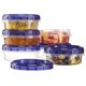 thumbnail image 1 of Recipientes de almacenamiento de alimentos PLASTICPRO Twist Cap 240 ml, paquete de 6, 1 of 8