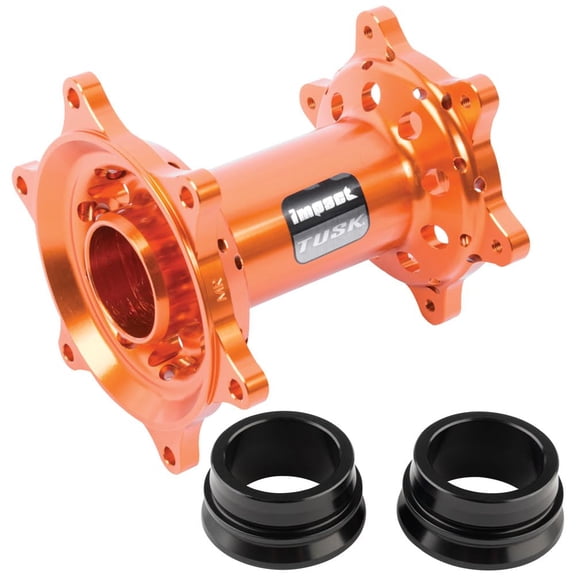 Tusk Impact Motorcycle Hub - Rear Orange