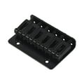 thumbnail image 2 of Black 6 String Fixed Hard Tail Guitar Bridge for Guitar & Hardtail Guitar Bridge Body Through for 6 String, 2 of 10