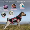 thumbnail image 4 of Kuoser Dog Anxiety Vest, Soft and Reflective Calming Shirt for Dogs, Breathable Pet Anxiety Jacket Wrap for Fireworks, Thunderstorms, Separation, Travel, Black, Medium, 4 of 7
