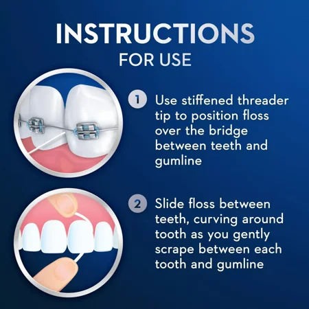 Glide Threader Floss 30 Each (Pack of 6)