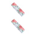 thumbnail image 2 of maskred Deft Chignon Mode Bande de Cheveux Femmes Été Noué Fil Impression Bandeau Imprimé Outil 9 2PCS, 2 of 6