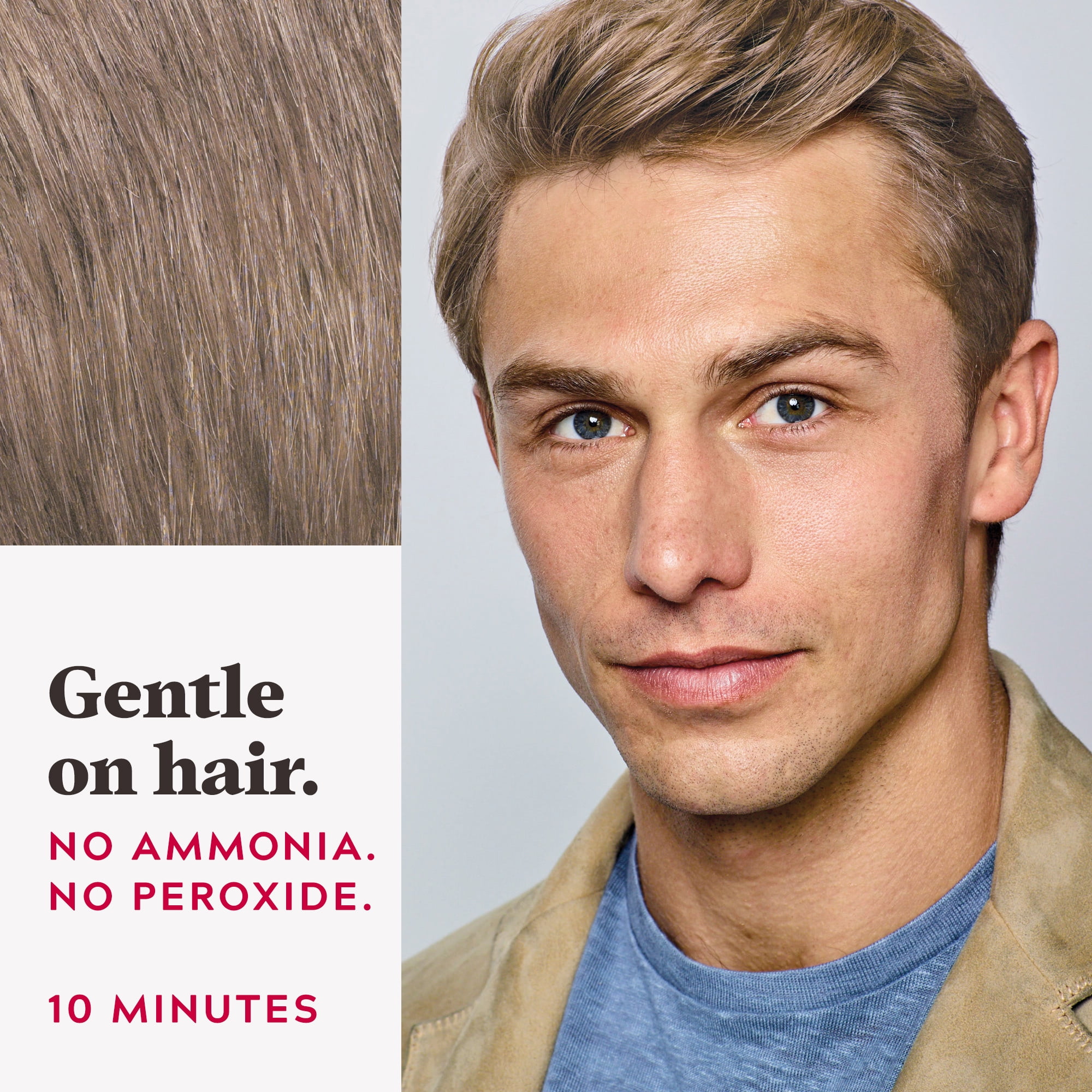 Just For Men Easy Comb-In Gray Hair Coloring, A-15 Dark Blond, Pack of 3