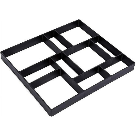 Garden Mould,plastic Paver Mould Asymmetric Stone Mould Slab Brick Cement Concrete Diy Garden Path Terrace(45x40x4cm)