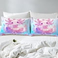 thumbnail image 4 of Erosebridal Cute Axolotl Full Sheet Sets for Girls, 4-Piece, 4 of 6