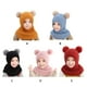 thumbnail image 4 of Gorro de invierno con bufanda Sonducket negro para niño, 4 of 6