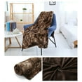 thumbnail image 2 of Hvmvliv Throw Blanket-51x63in Ultra Soft Throw Blanket Fuzzy Blankets Fleece Blanket for Couch, Bed, Sofa, Cozy Plush Warm Thicken Furry Blanket Gifts for Women, Men, Brown, 2 of 2