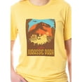 thumbnail image 2 of Jurassic Park Womens' Tropical Welcome Dinosaur Film Logo Sleep Pajama Set, 2 of 6
