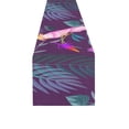 thumbnail image 3 of MKHERT Tropical Bird Table Runner for Wedding Party Banquet Decoration 16x72 inch, 3 of 3
