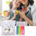 thumbnail image 3 of RUIG Easter Eggs Easter Basket Stuffers -12Pcs Easter Egg Decorating Kit, Easter Eggs Painting Kit for Hunts Activity Easter Decor, DIY Egg Dye Coloring Kit,Easter Gifts For Kids, 3 of 9
