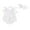 White, variant on Baby Girls Summer Outfits Cute Sleeveless Tie Shoulder Strap Romper with Headband Set Newborn Infant Clothes