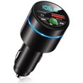 thumbnail image 1 of Transmisor FM Bluetooth RIWUSI para coche con PD 30W y QC3.0 18W, 1 of 8