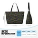 thumbnail image 4 of Fotbe Colorful Paw Bolsa de Viaje para Playa - Resistente al Agua, Bolsa Tote de Gran Capacidad y Ligera con 7 Bolsillos para Mujeres y Hombres, 4 of 7
