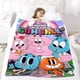 thumbnail image 5 of El Asombroso Mundo de Gumball anti-pilling, suave, ligera, esponjosa y acogedora de lujo para hogar y cocina – Perfecta para niños y adultos,100X130cm, 5 of 6