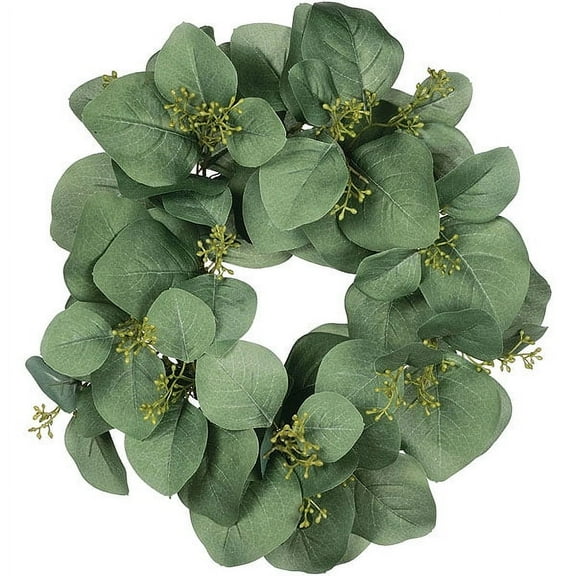 1 Pc, Eucalyptus 4 Inch Accent Ring for Weddings & Home Decor