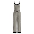 thumbnail image 6 of Gkeoshab Women Pajama Sets Women Striped Ribbed Two Piece Camisole Lounge Sets Lace Trim Tank Top & Long Pants Fashion Tie Dye Pajama Set Breathable Loungewear, 6 of 6