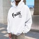 thumbnail image 1 of MHFRRA Sudadera con Capucha para Creyentes, Sudadera Informal con Capucha y Diseño Inspirador, Ropa de Calle Cómoda para Uso Diario Blanco, 1 of 3