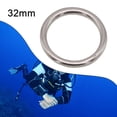 thumbnail image 4 of 1 PCS 316 Stainless Steel Round O Rings BCD Accessories Diving Equipment, 4 of 8