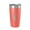 Coral, variant on Tripp Pond Tumbler Lake Map Travel Mug Insulated Laser Engraved Coffee Cup Maine 20 oz Light Blue