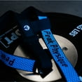 thumbnail image 3 of Peak Physique Neoprene Anti-Slip Unisex Weight Lifting Straps, 1 Pair, Black and Light Blue, 3 of 9