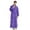Purple, variant on JTieacloth Big & Tall Nightshirt Fleece Bathrobe Winter Warm Cozy Shawl Collar Long Sleeve Robe Soft Loungewear Kimono Spa Robe For Home Black