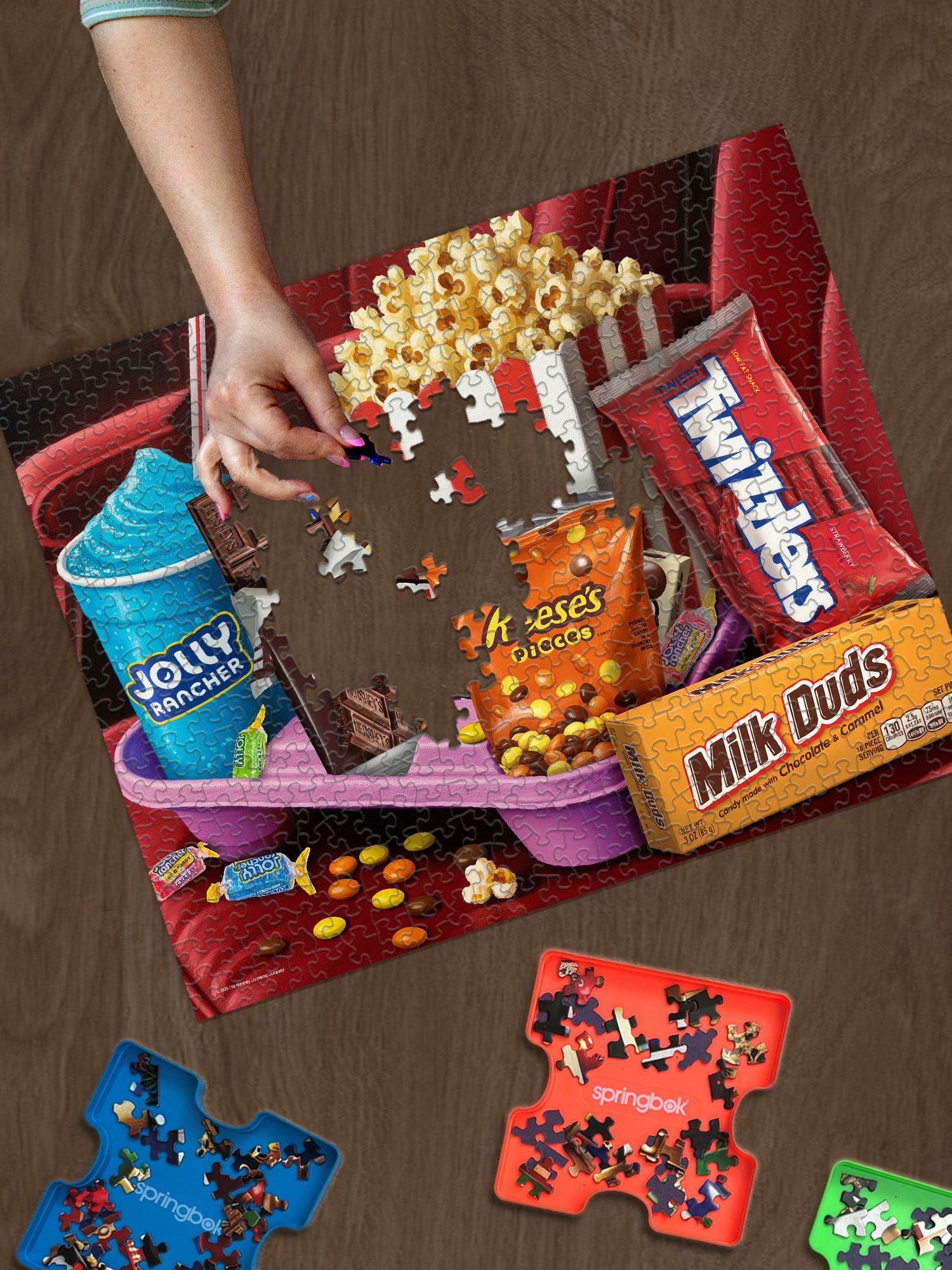 Springbok Hershey's Movie Night Treats 1000 Piece Jigsaw Puzzle for Adults - Poster Now Included