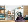 thumbnail image 2 of Ahgly Company Machine Washable Indoor Rectangle Abstract Night Black Area Rugs, 6' x 9', 2 of 7