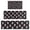 Black Pink Skull, variant on Black Red Skull Burst Pattern Kitchen Rugs Sets Of 3,Kitchen Runner Rugs Non Skid Washable,Decorative Kitchen Floor Mats for Kitchen,Sink,Laundry,17"x30" 17"x47" 17"x59"
