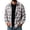 Beige, variant on Flannel Shirt for Men Fall Lightweight Button Up Shirt Fashion Long Sleeve Plaid Shirts with Pocket M-3XL
