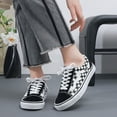 thumbnail image 5 of CHICVOMEY Low Top Fashion Sneakers for Women Canvas Tennis Shoes Lace Up Casual Walking Sneakers Comfort with Non-Slip Flexible Sole, 5 of 7