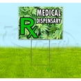 thumbnail image 1 of Medical Dispensary (18" x 24") Yard Sign, Includes Metal Step Stake, 1 of 6