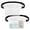 2 White, variant on WILLED Waterproof Pouch Bag with Adjustable Waist Strap (2 Pack) - IP68 Waterproof Waist Bag Screen Touchable Dry Bag with Adjustable Belt for Beach, Swimming, Boating, Fishing, Hiking, etc