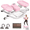 Pink, variant on FEMCHIC Rocking Stepper for Exercise, Low-Impact Stepper Machine, Portable Lateral Stepper with Resistance Bands, LCD Display, Non-Slip Mat for Home Workout