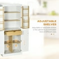 thumbnail image 4 of HOMCOM Kitchen Pantry Cabinet w/ 5-tier Shelving, 8 Spice Racks, Drawer, 4 of 9