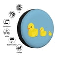 thumbnail image 4 of Goofa Cute Ducky Pattern Universal Tire Cover for Jeep, SUV, Truck, and Trailer – Waterproof, UV-Resistant,Easy to Install, Fits 14"-17" Tires-15 inch, 4 of 6