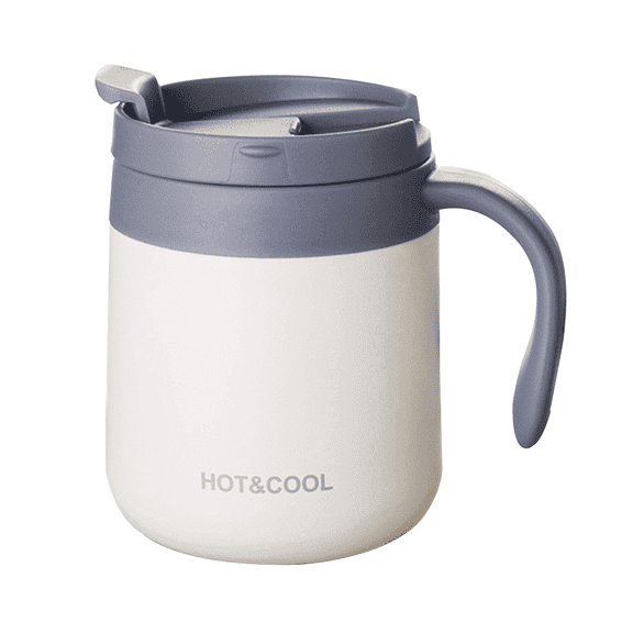 Arcticwind 16.91oz Coffee Mug,304 Stainless Steel,Travel Cup,Double Wall Insulated Vacuum with Handle and Sliding Lid,Reusable Tumbler Cups,Thermal Cup for Home and Office,Ideal Gifts For Men & Women