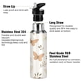 thumbnail image 3 of Butterflies and Botanicals 1000ml Double Walled Stainless Steel LeakProof Sports Bottle Thermo 8h Portable, 3 of 9