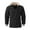 Black, variant on Mens Pullover Sweatshirts Sherpa Lined Casual Long Sleeve Mock Neck Fall Winter Tops with Zipper Pocket (XL, Khaki)