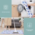thumbnail image 6 of Light Blue Butterfly Purple Pattern Kitchen Rugs Sets Of 3,Kitchen Runner Rugs Non Skid Washable,Decorative Kitchen Floor Mats for Kitchen,Sink,Laundry,17"x30"+ 17"x47" + 17"x59", 6 of 6