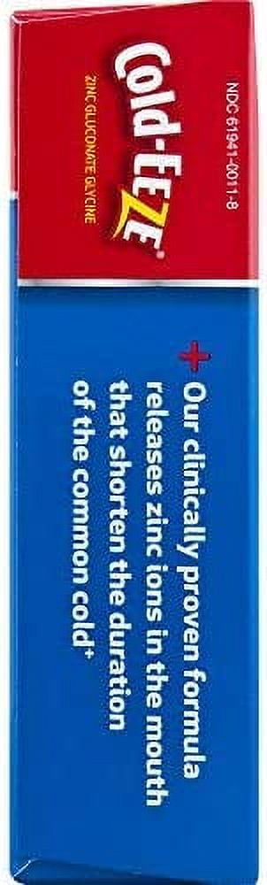 Cold-Eeze Zinc Gluconate Glysine Homeopathic Lozenges Cherry18 ct, Pack of 4