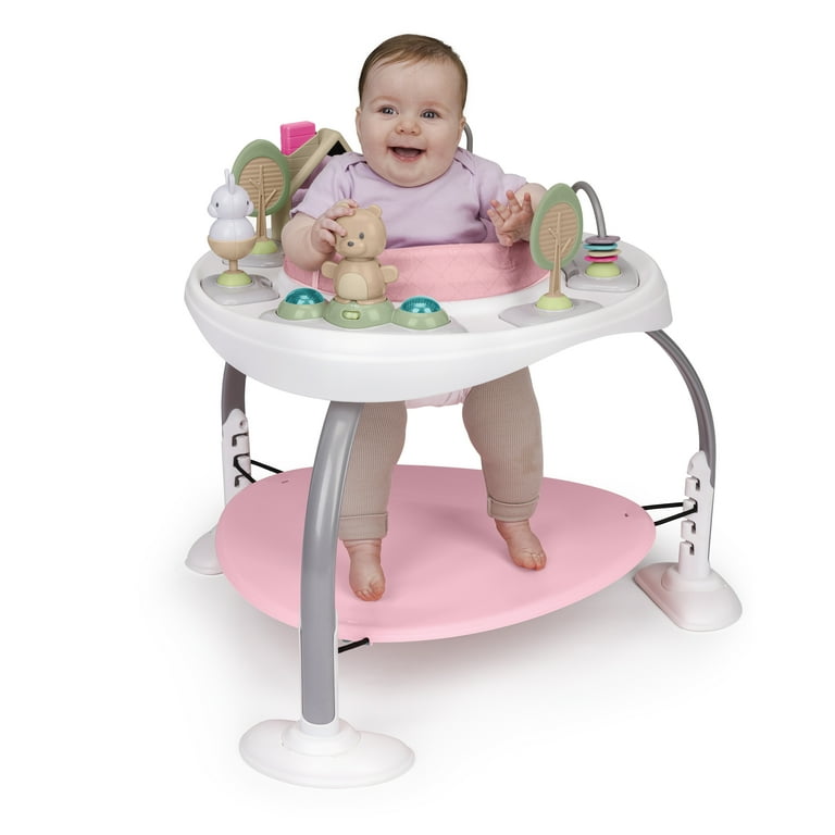 知育玩具 spring2 Ingenuity Spring & Sprout 2-in-1 Activity Jumper & Table - First