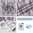 thumbnail image 4 of Purple Vintage Blackout Curtains for Bedroom/Living Room, Thermal Insulated Kitchen Curtains, Striped Painting Retro Abstract Art Grommet Darkening Window Treatment Drapes 52"x63"x2, 4 of 8