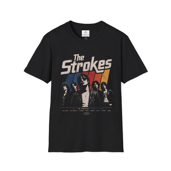 The Strokess band Tour 2026 T-Shirt, Retro Alternative Rock Shirt